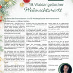 Weihnachtsmarkt Begrüßung